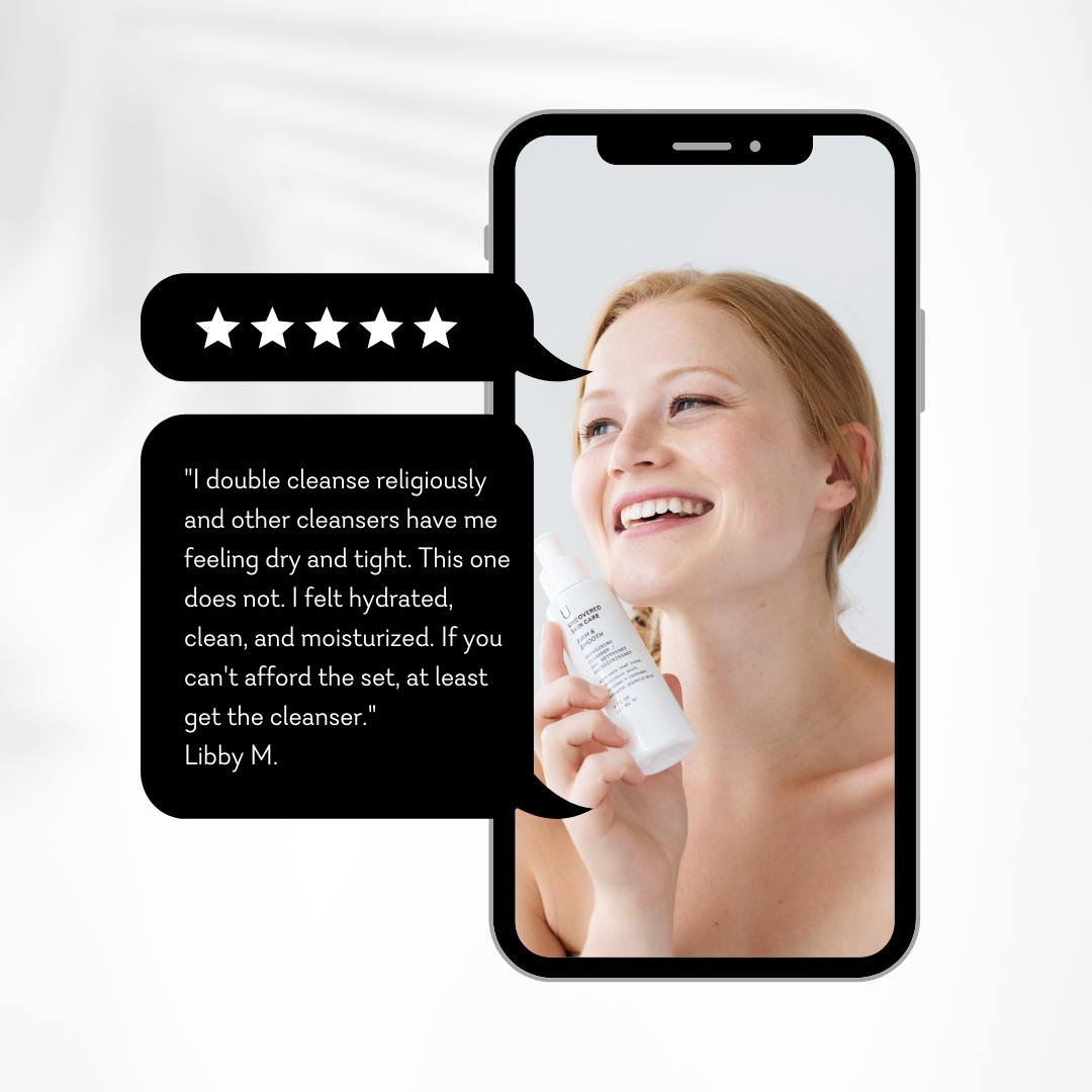 Uncovered Skin Care: Firm & Smooth - Refreshing Cleanser