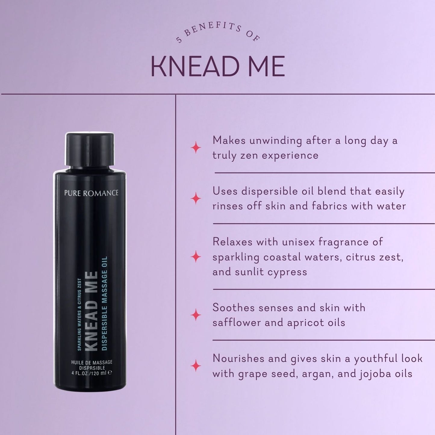 Knead Me-Easy Rinse Massage Oil