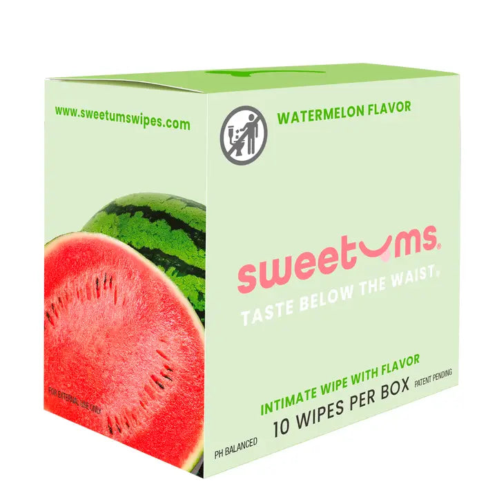 Sweet Mint Intimate Wipes with Flavor by Sweetums