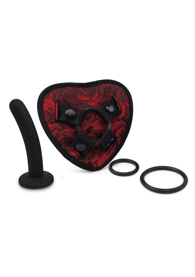 ROSEGASM STRAP-ON HARNESS W/ DILDO