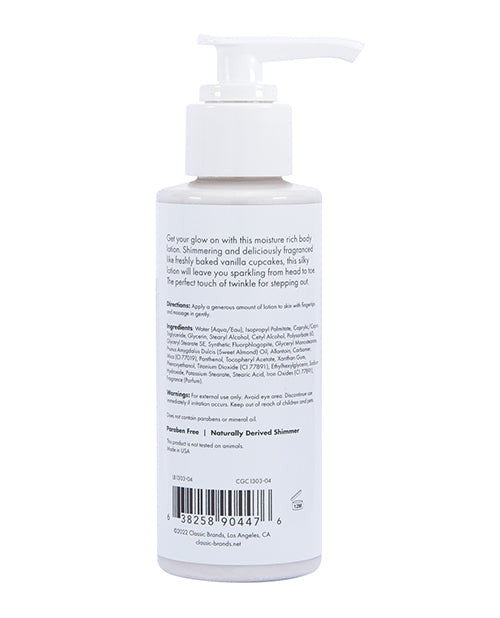 Glow- Silver- Vanilla Cupcake shimmer lotion