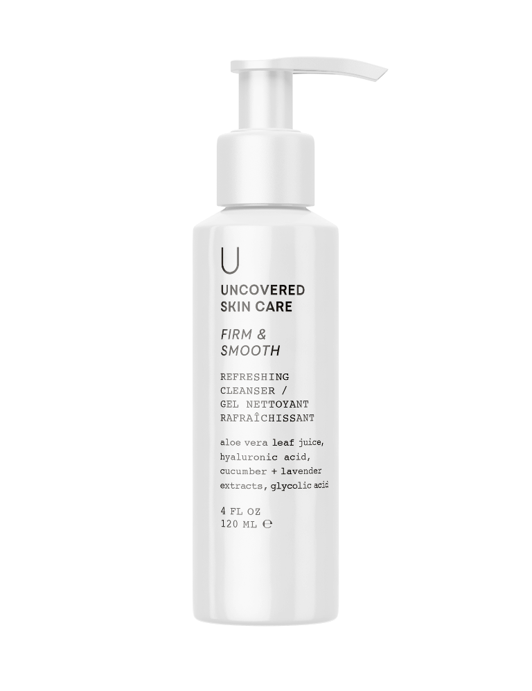 Uncovered Skin Care: Firm & Smooth - Refreshing Cleanser