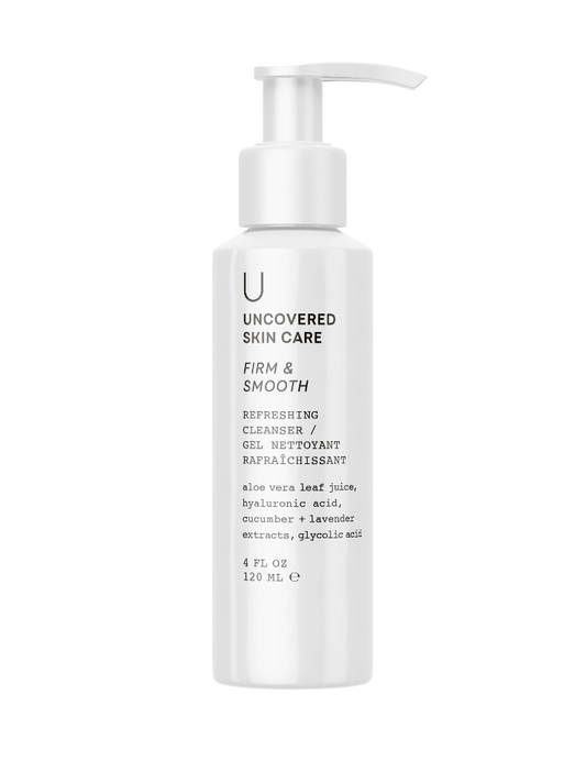 Uncovered Skin Care: Firm & Smooth - Refreshing Cleanser