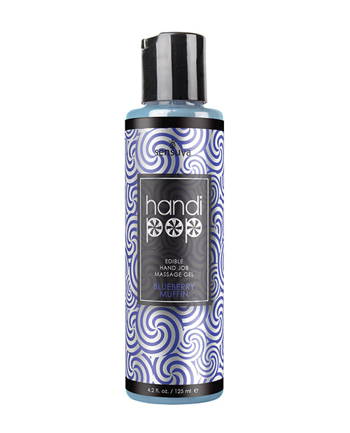 Handipop Hand Job Massage Gel 4.2 oz Blueberry Muffen