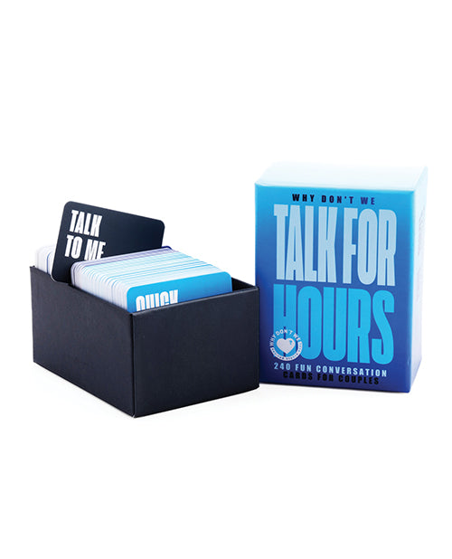 Why Don't We Talk For Hours - 240 Conversations Starters for couples